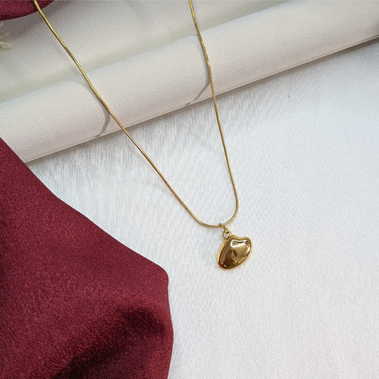 18K Gold Plated Abstract Pattern Shape Pendant for Girls & Women (Anti Tarnish)