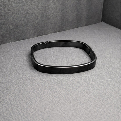 Gold Plated Modern Square Style Bracelet for Men