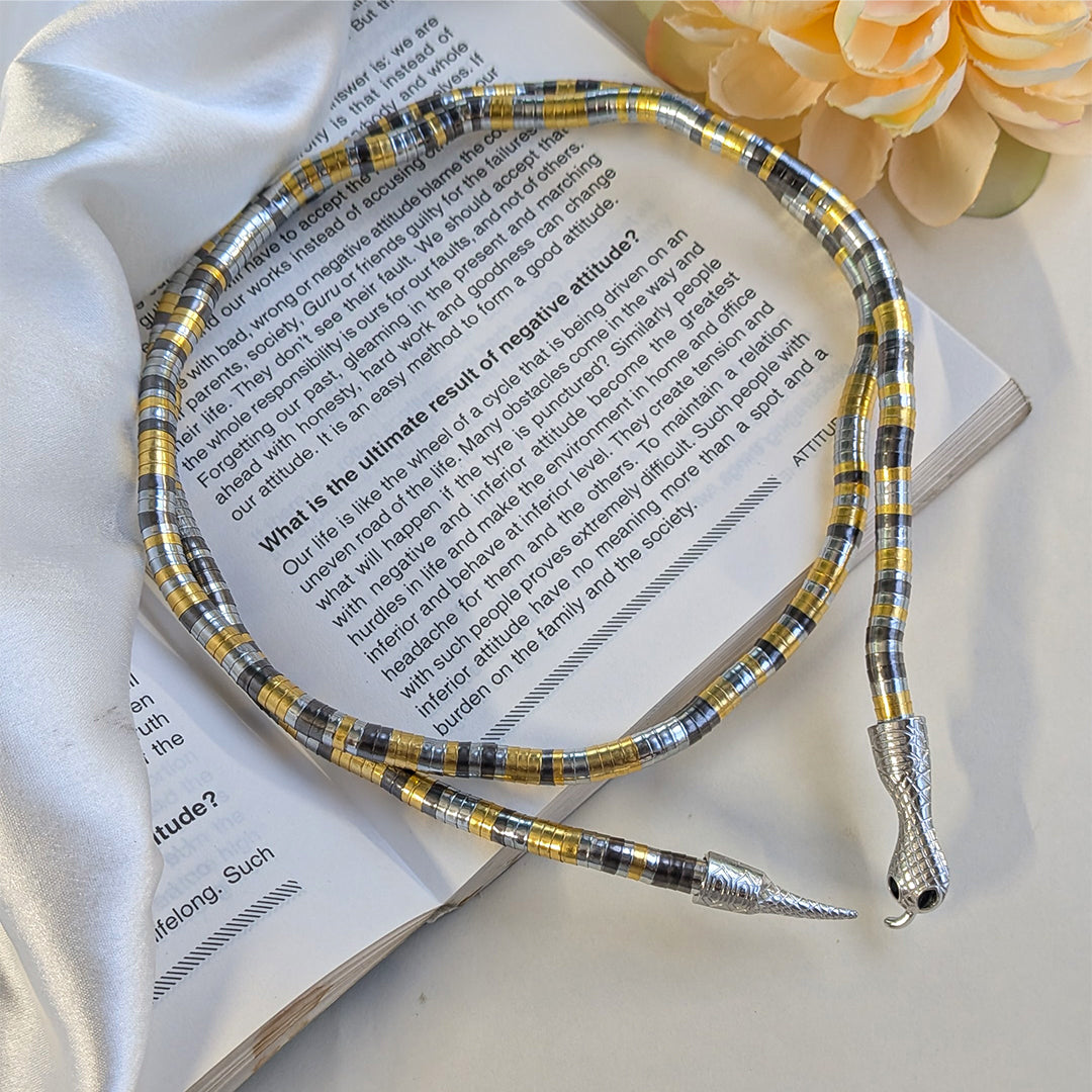 Snake Design Flexible Choker Necklace For Girls & Women