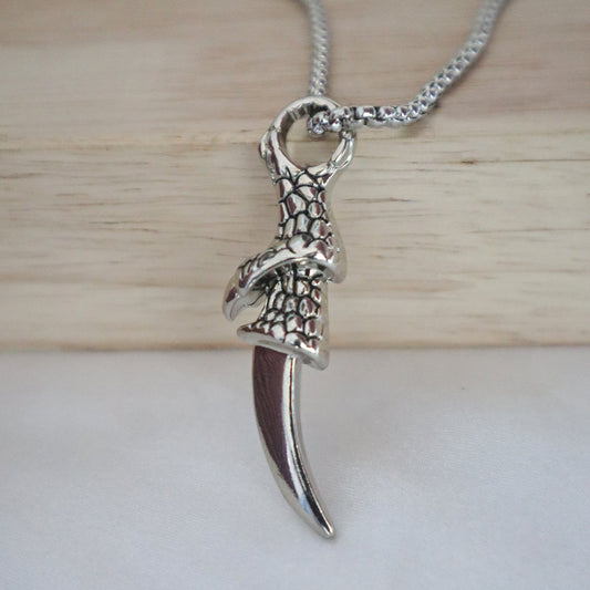 Silver Blade Pendant for Men