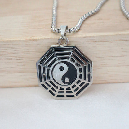 Zen Harmony Octagon Pendant for Men