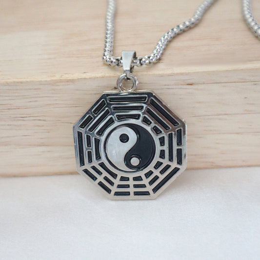 Zen Harmony Octagon Pendant for Men