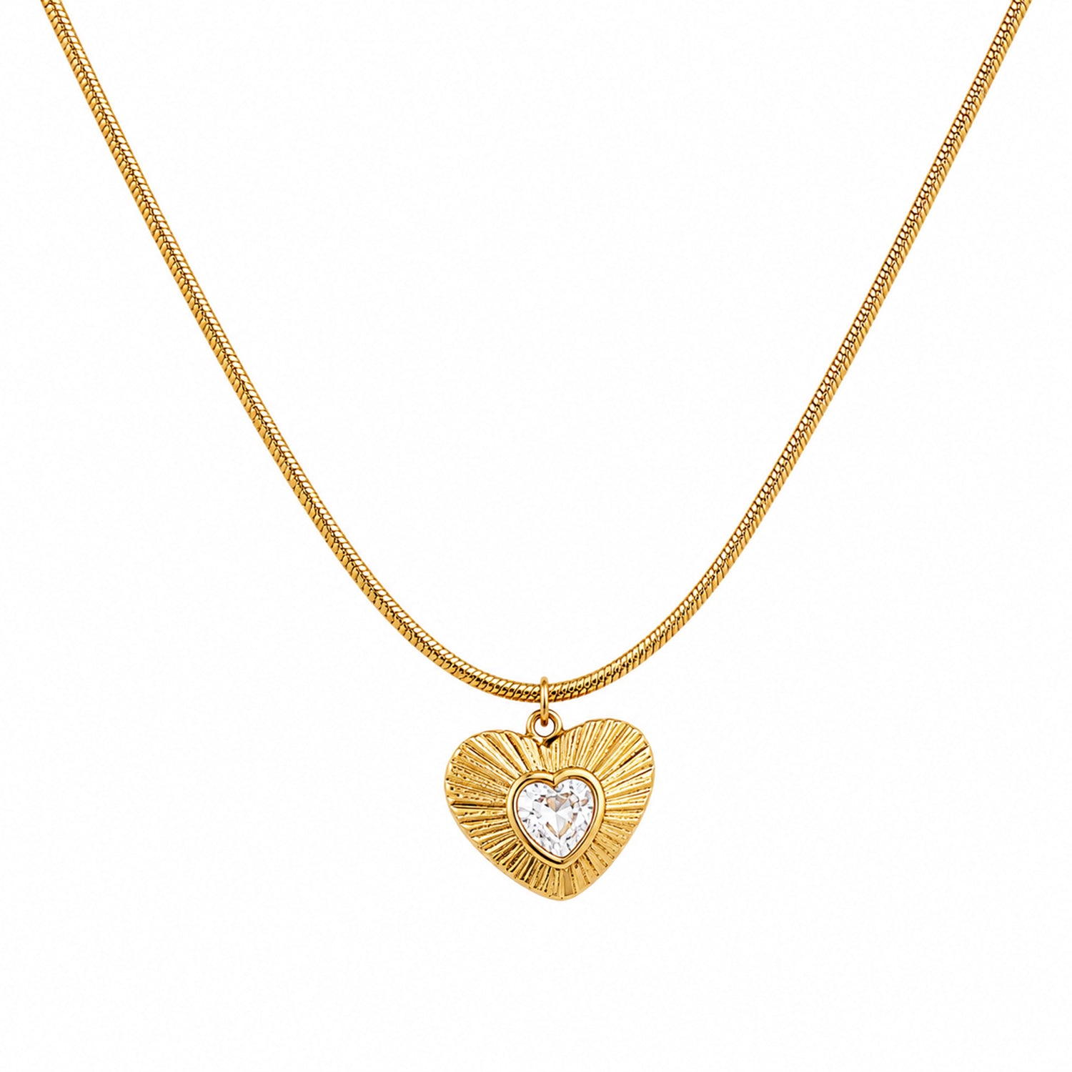 Dainty Radiant Dual Heart Pendant For Girls & Women