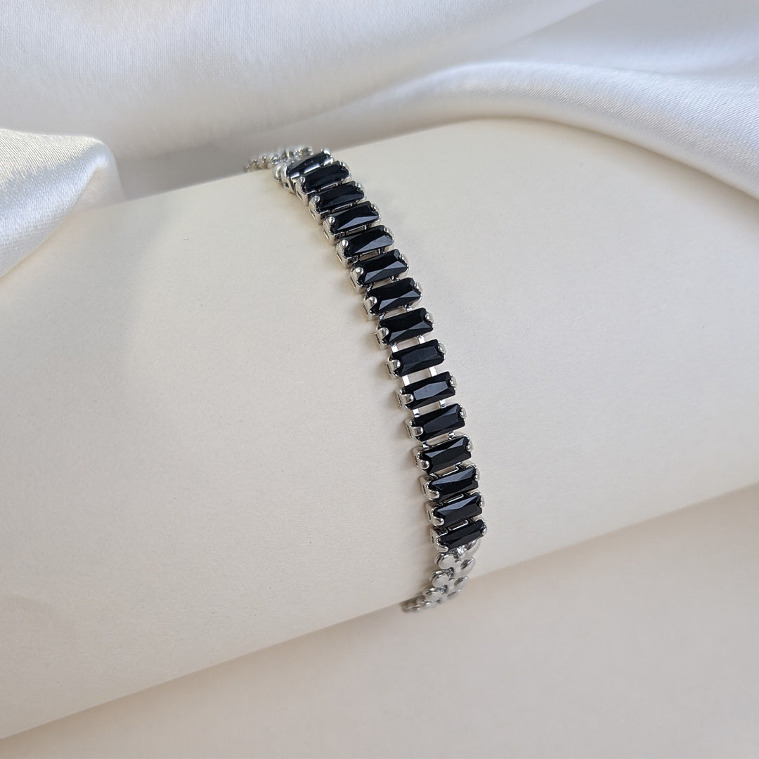 Urban Edge Classic Stainless Steel Tennis Bracelet