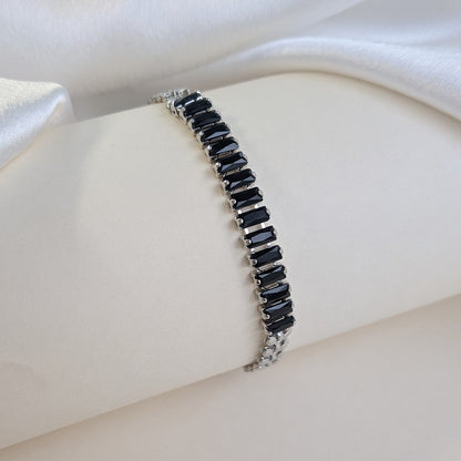Urban Edge Classic Stainless Steel Tennis Bracelet