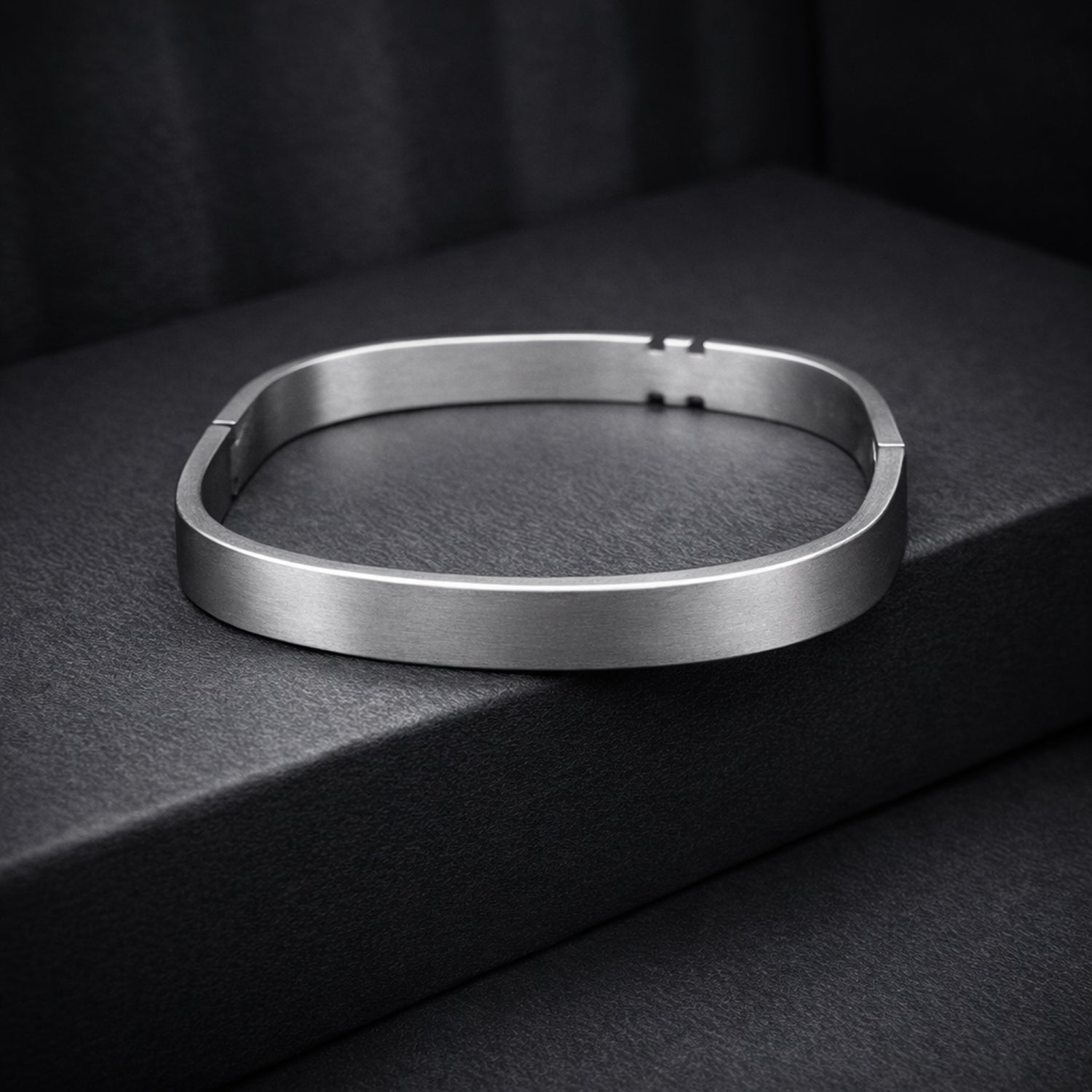 Gold Plated Modern Square Style Bracelet for Men