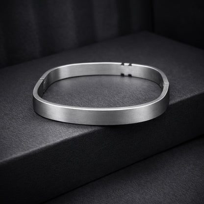 Gold Plated Modern Square Style Bracelet for Men