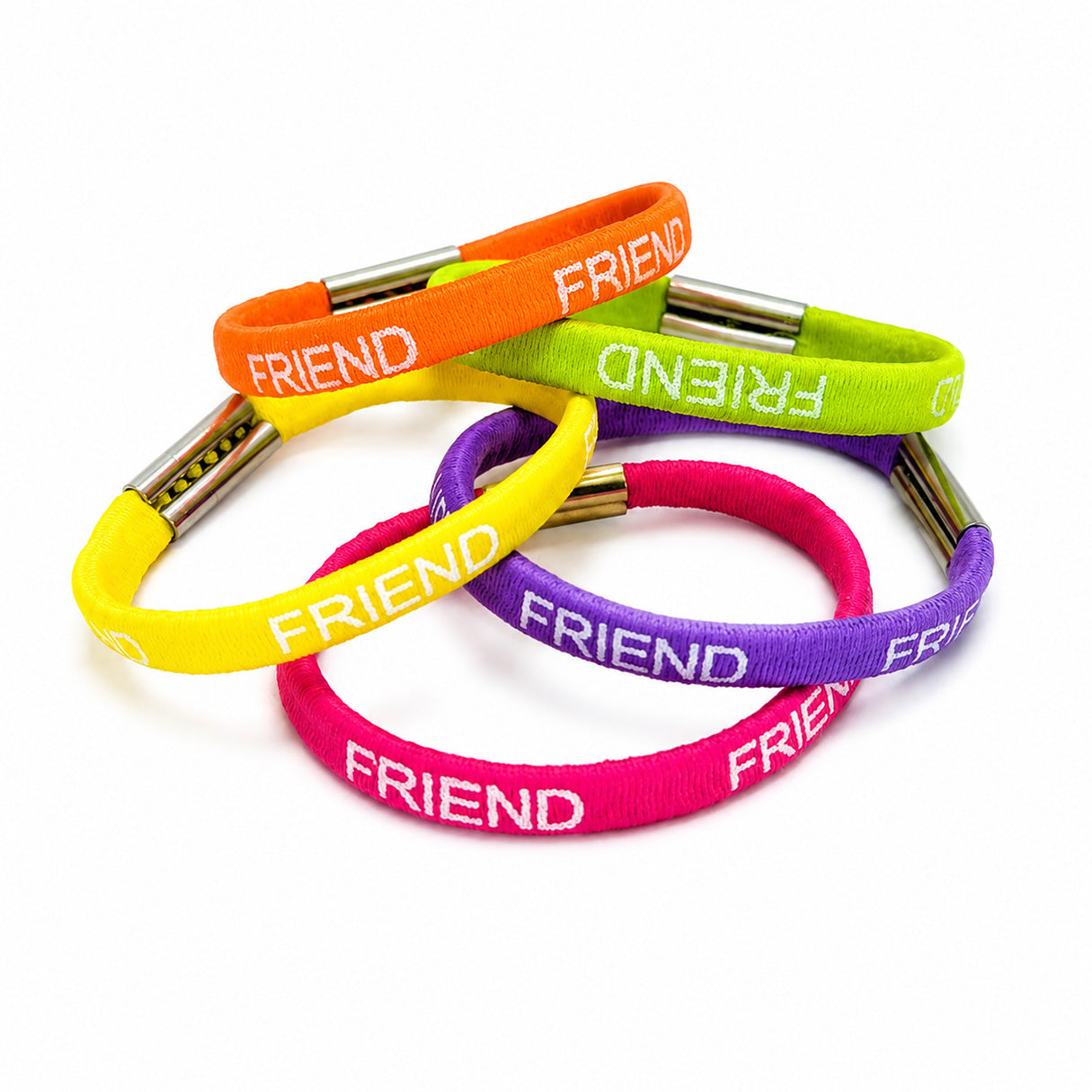 5pcs Colorful Friendship Wristbands for Girls & Boys