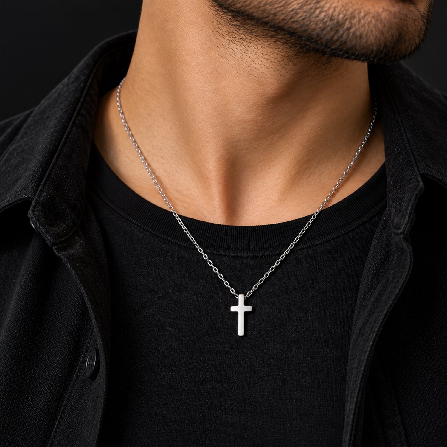 Trendy Holy Bible Nail Cross Mini Pendant For Men & Boys