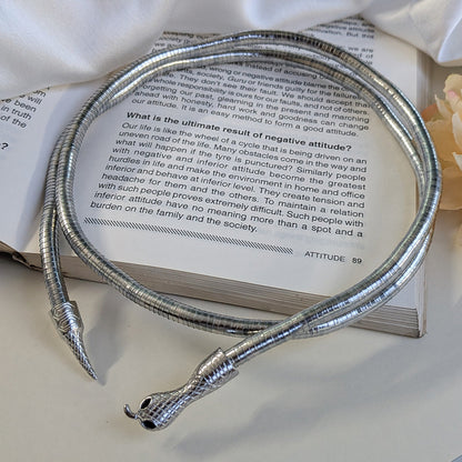 Snake Design Flexible Choker Necklace For Girls & Women