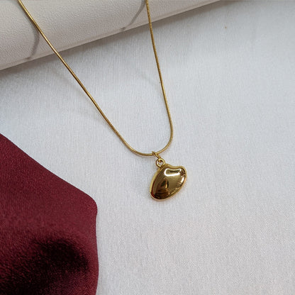 18K Gold Plated Abstract Pattern Shape Pendant for Girls & Women (Anti Tarnish)