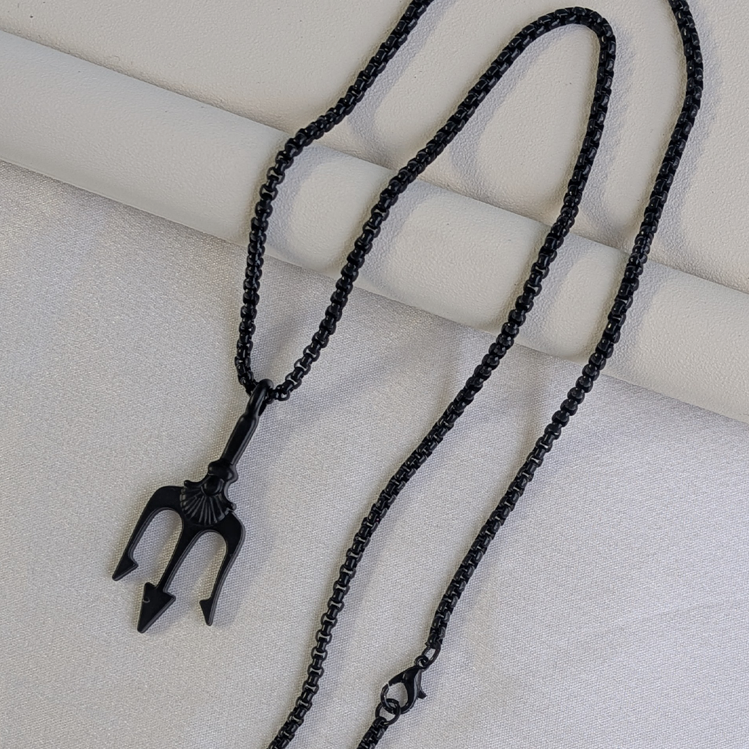 Poseidon Trident Pendant For Men