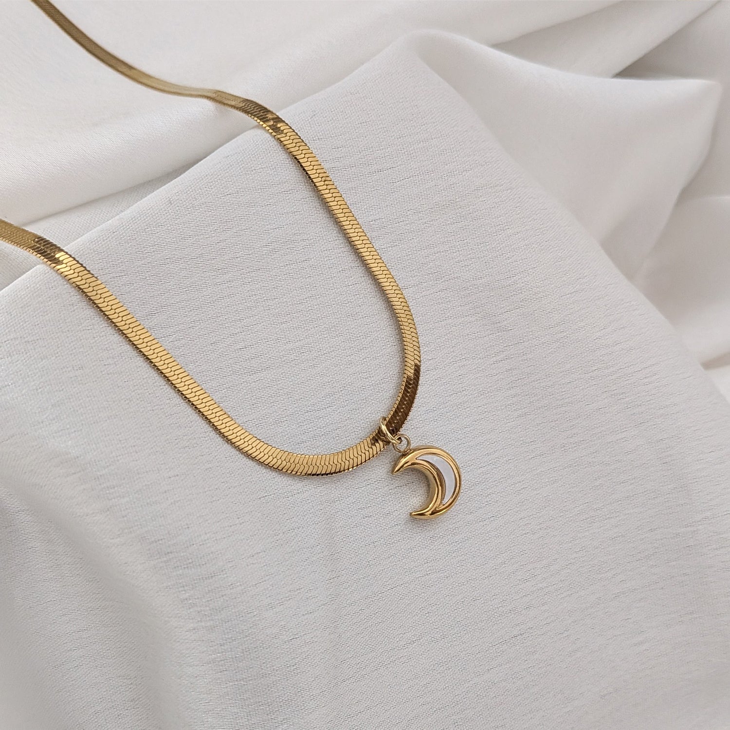 Crescent Moon Pendant For Girls & women