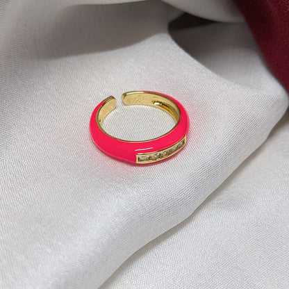 AD Stone Stainless Steel Ring Band for Men & Women