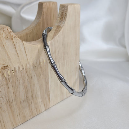 18K Gold Plated Bamboo Briz Bracelet (Anti Tarnish)