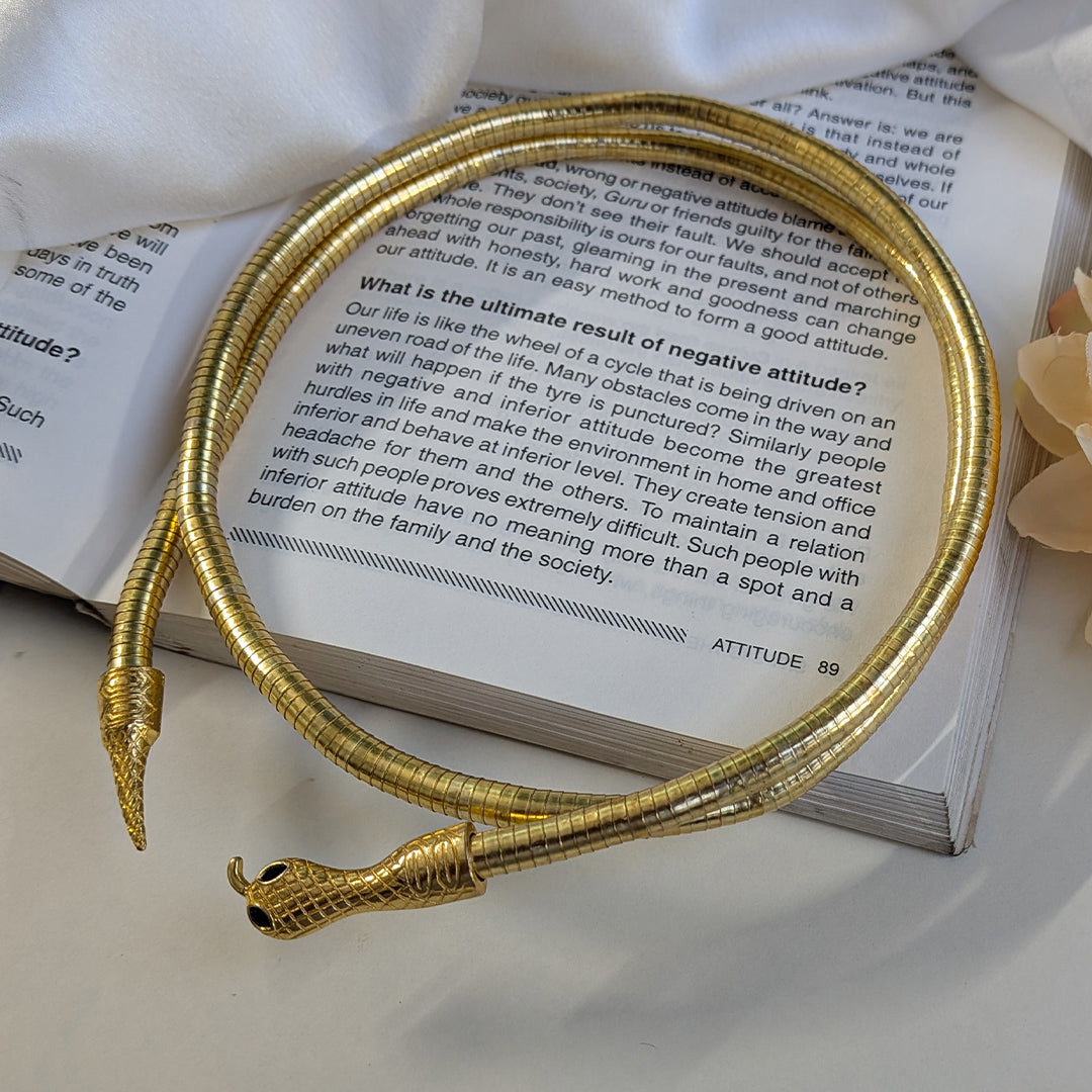 Snake Design Flexible Choker Necklace For Girls & Women