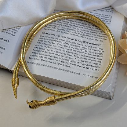 Snake Design Flexible Choker Necklace For Girls & Women