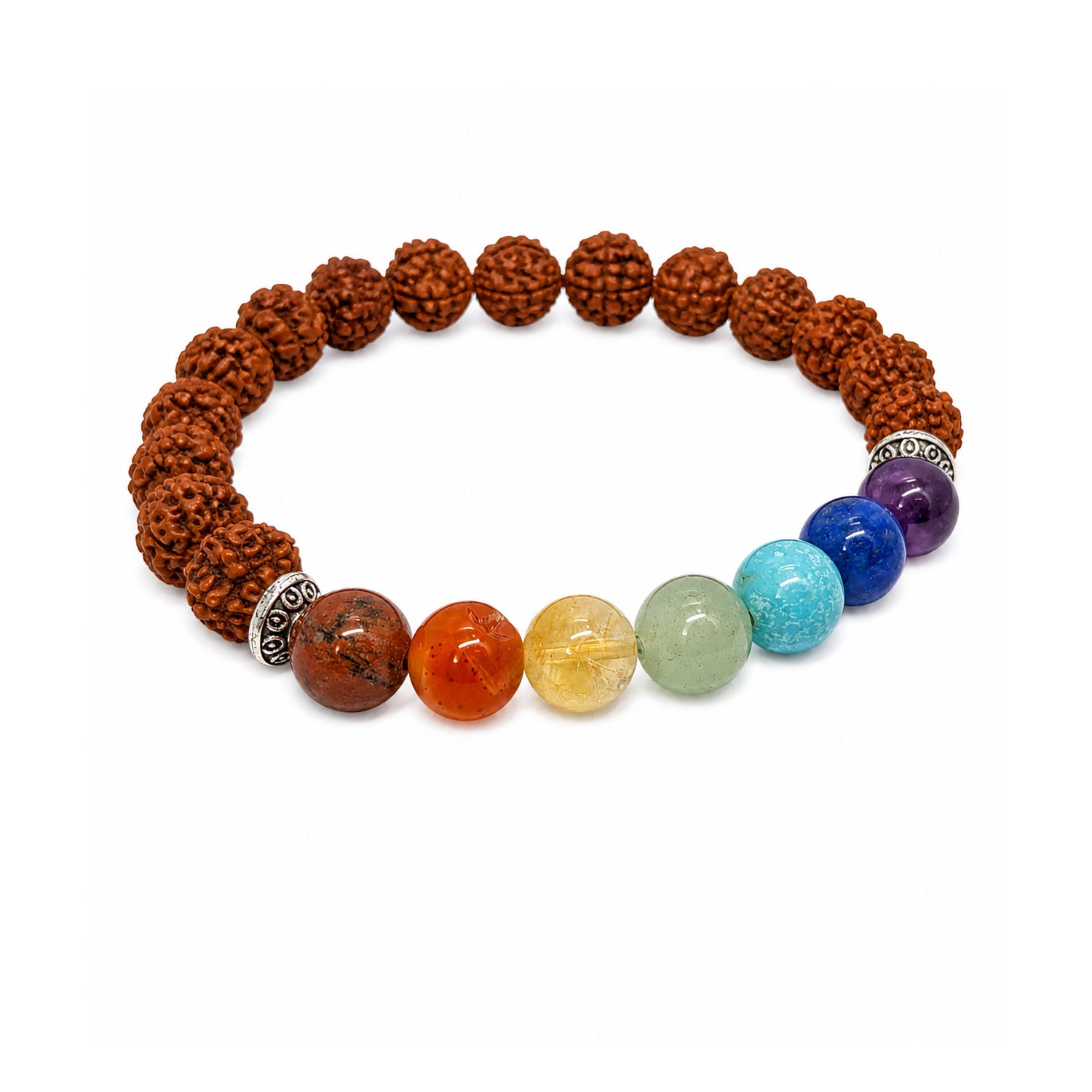 7 Chakra Rudraksha Bracelet for Men & Women