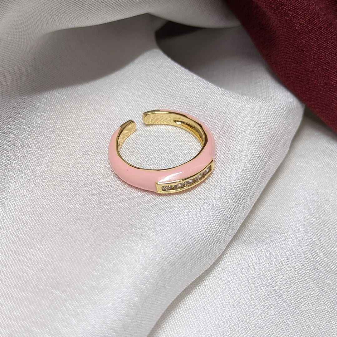 AD Stone Stainless Steel Ring Band for Men & Women