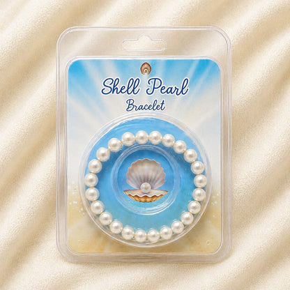 Shell Pearl Beaded Bracelet for Girls & Women