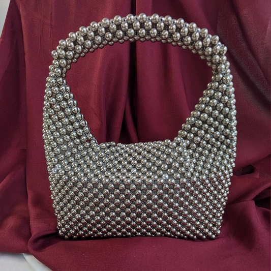 Exquisite Pearl-Embellished Luxury Handbag for Women