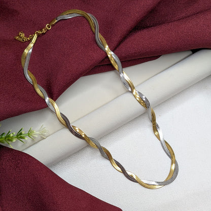 Double Layer Snake Chain Pendant for Men & Women