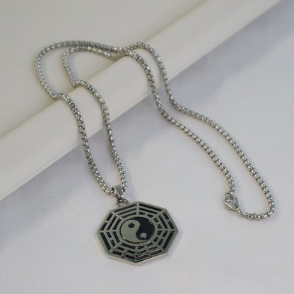Zen Harmony Octagon Pendant for Men