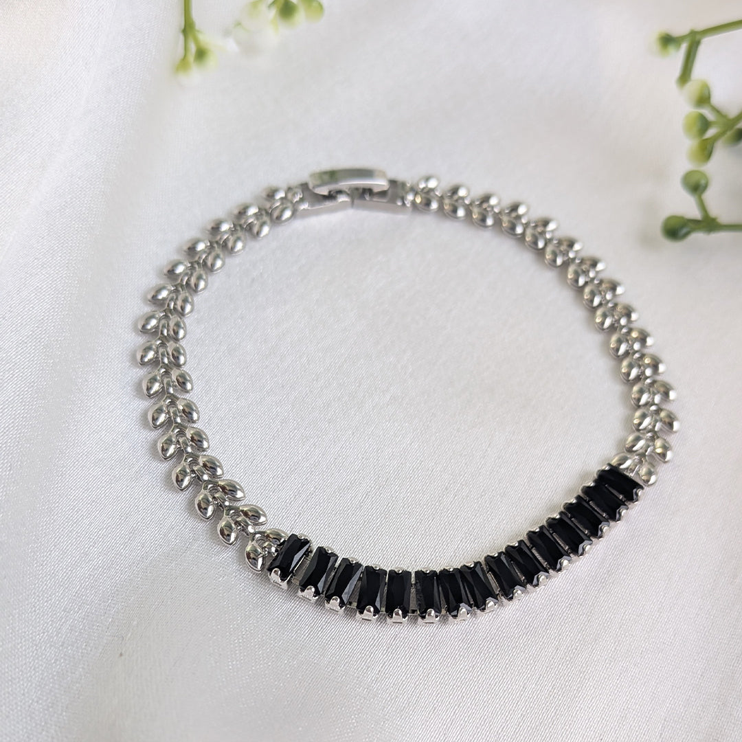 Urban Edge Classic Stainless Steel Tennis Bracelet