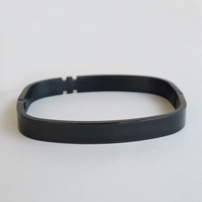 Minimalist Square Cuff Bracelets With Matt Finish For Men