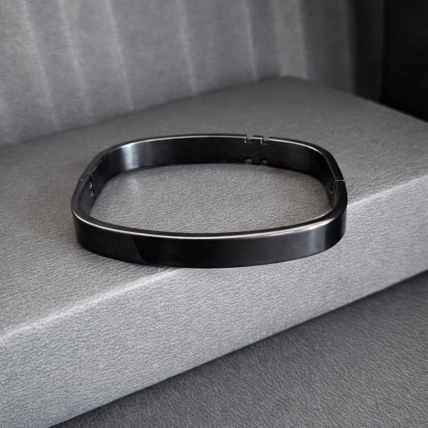 Gold Plated Modern Square Style Bracelet for Men