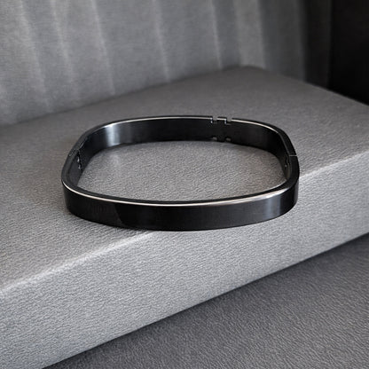 Gold Plated Modern Square Style Bracelet for Men
