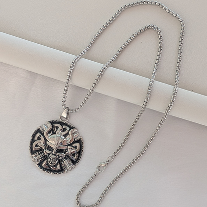 Skull Pirate Emblem Pendant For Men