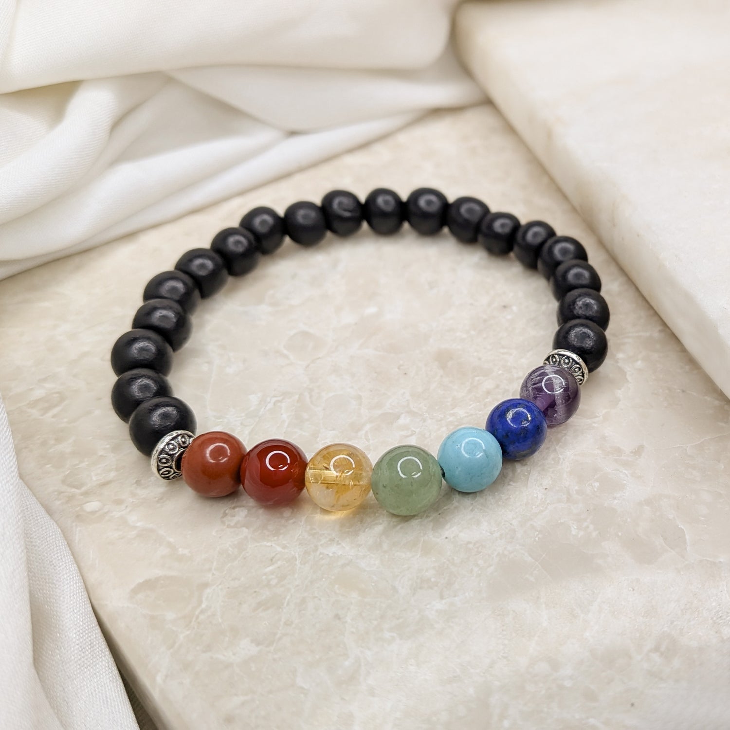 7 Chakra Karungali Bracelet for Men & Women