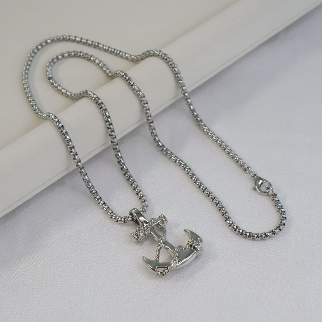 Nautical Anchor Chain Pendant For Men