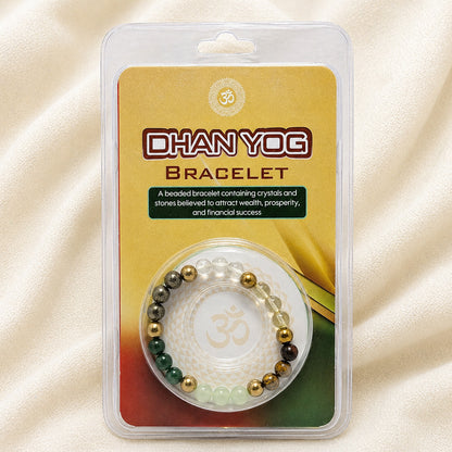 Dhanyog Crystal Beaded Bracelet for Men & Women