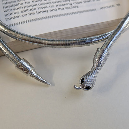 Snake Design Flexible Choker Necklace For Girls & Women