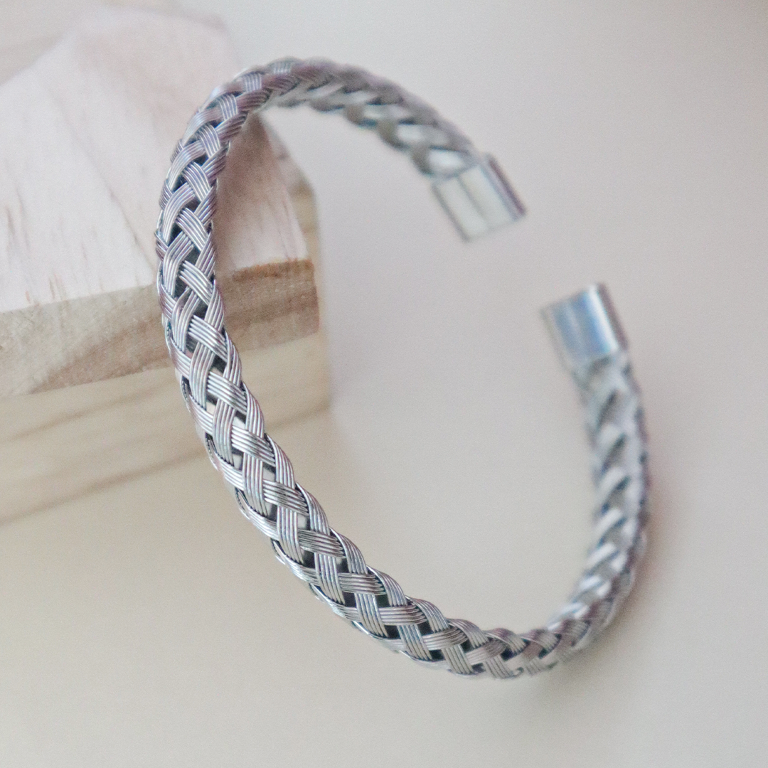 Elegant Interwoven Men's Bracelet