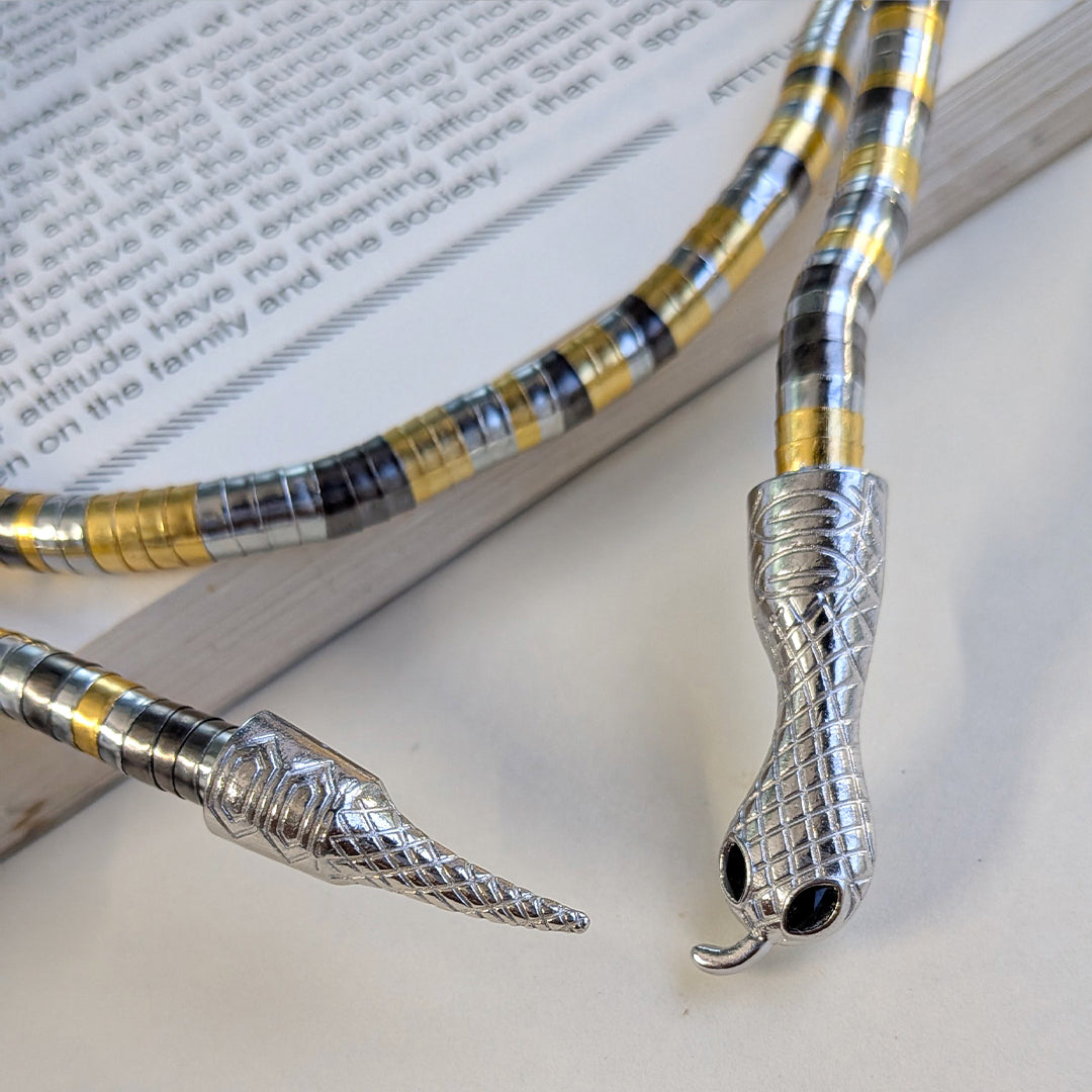Snake Design Flexible Choker Necklace For Girls & Women