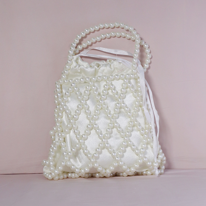 Luxe Pearl Net Potli Bag For Women