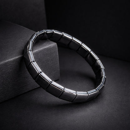 Magnetic Therapy Gun Metal Bracelet for Men & Women