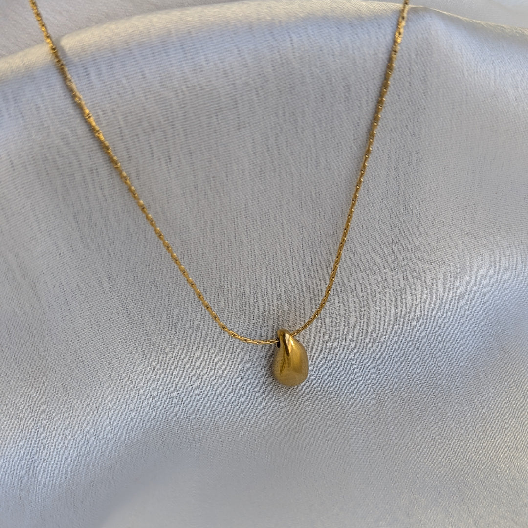 Gold Plated Teardrop Pendant For Girls & Women