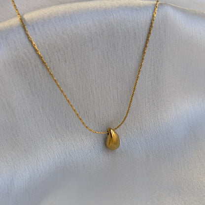 Gold Plated Teardrop Pendant For Girls & Women