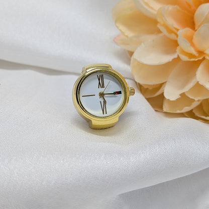 Classic Round Dial Finger Ring Watch for Men & Women