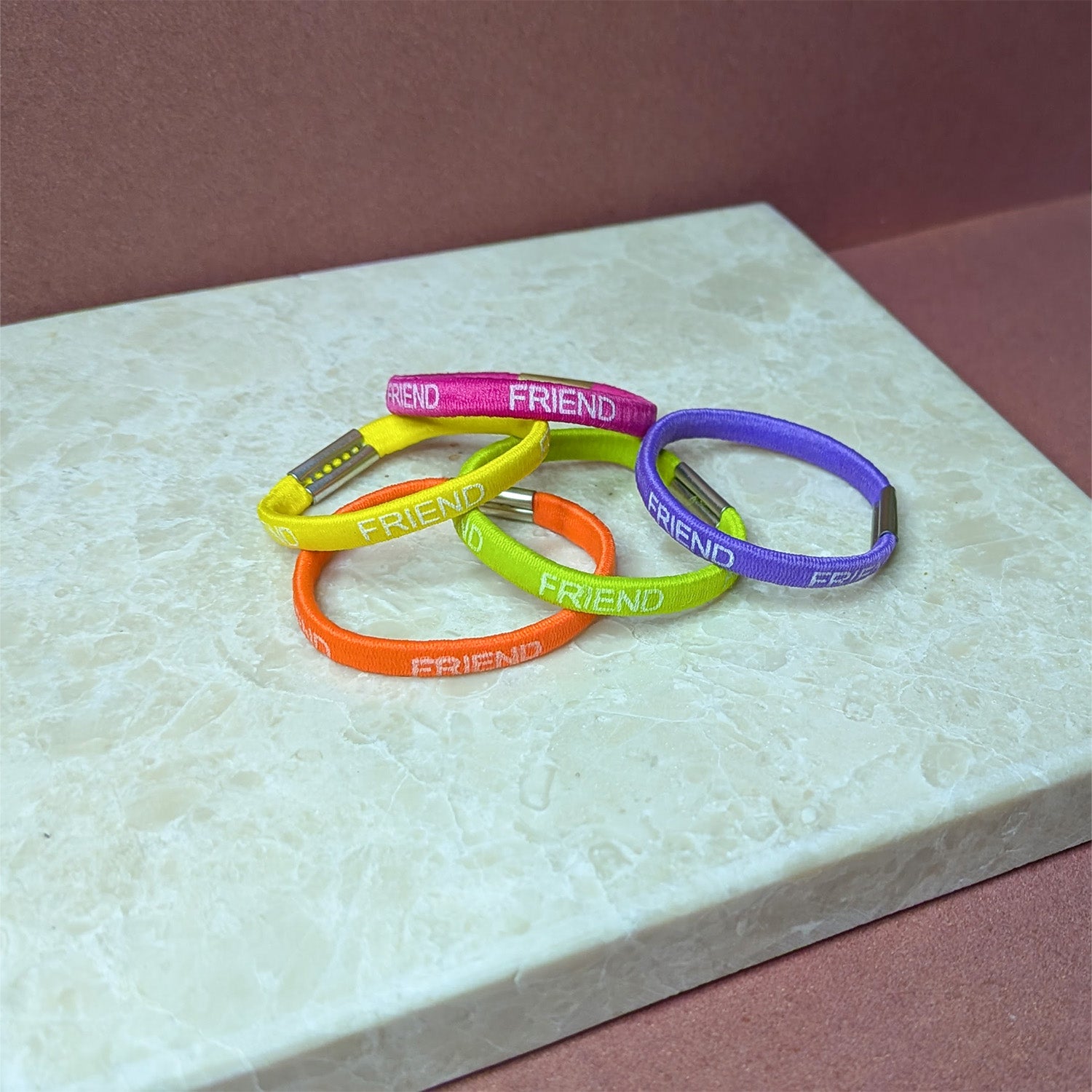 5pcs Colorful Friendship Wristbands for Girls & Boys