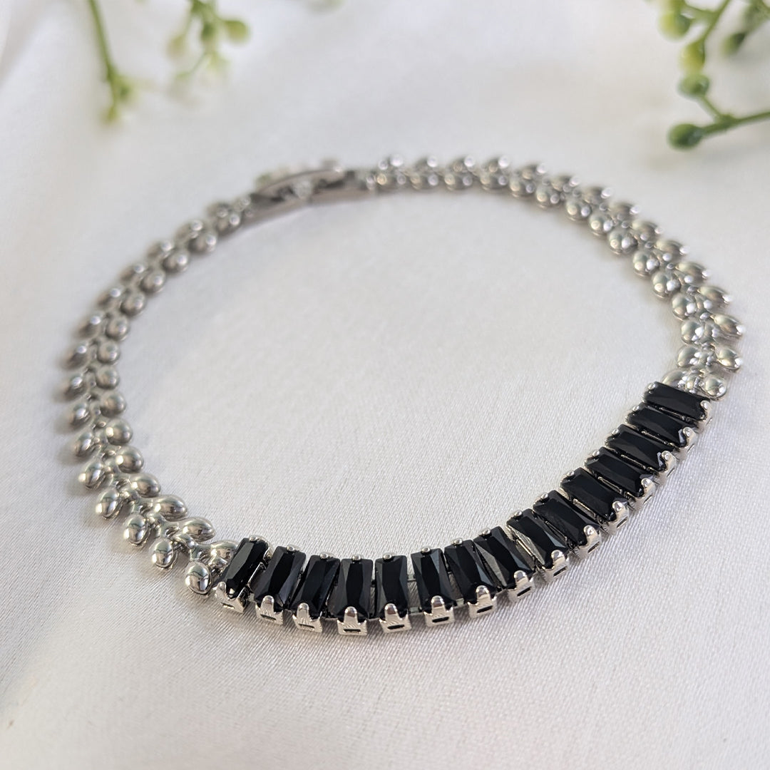 Urban Edge Classic Stainless Steel Tennis Bracelet