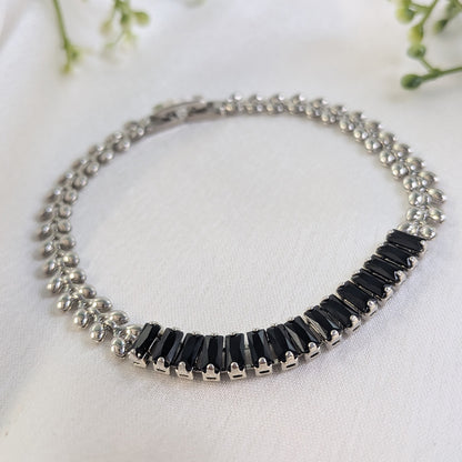 Urban Edge Classic Stainless Steel Tennis Bracelet