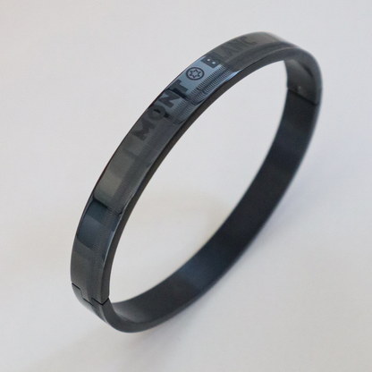 Black Men’s Bracelet with Modern Design