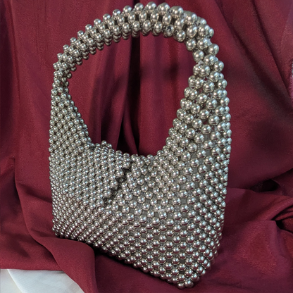 Exquisite Pearl-Embellished Luxury Handbag for Women