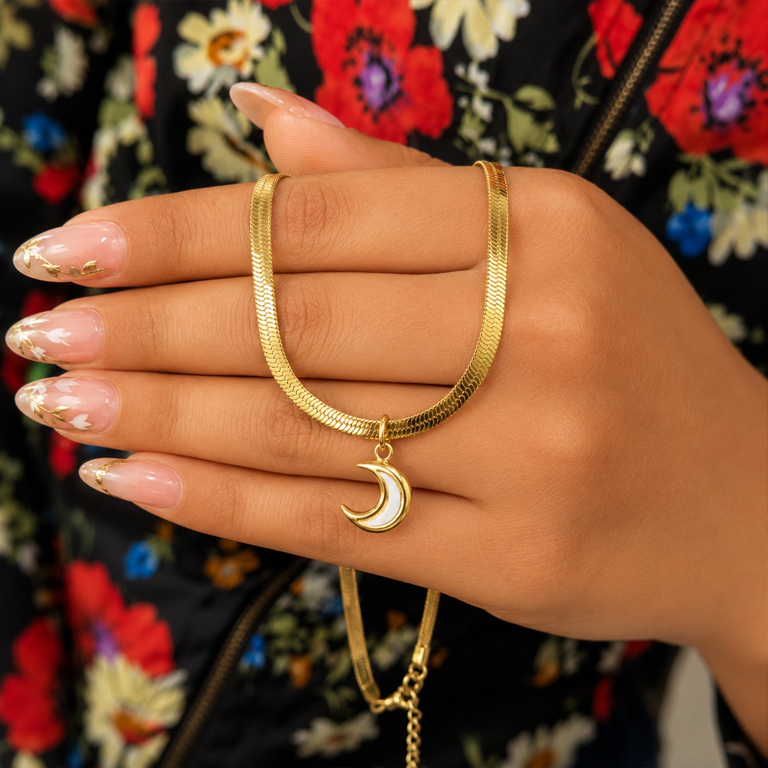 Crescent Moon Pendant For Girls & women