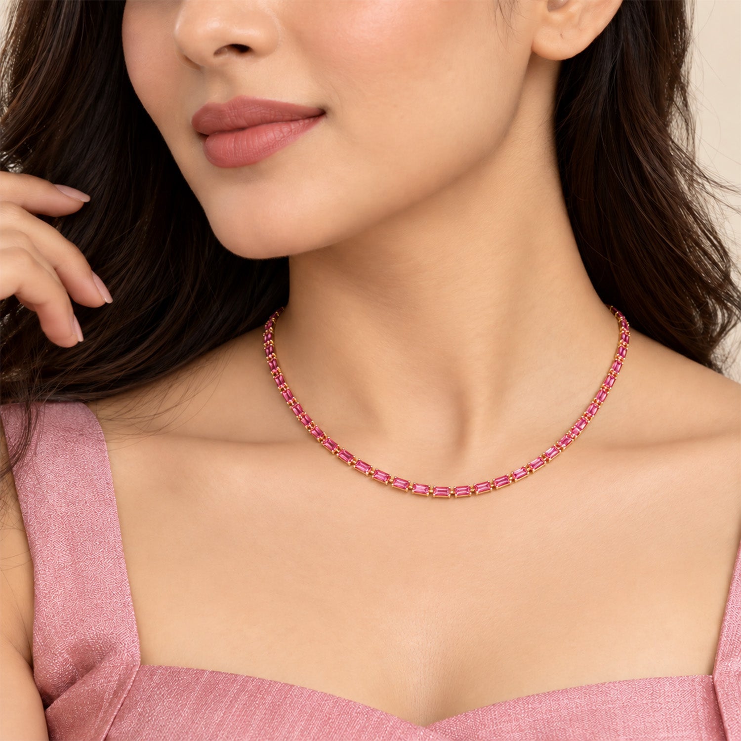 2.5 x 5 Tub Mala Alloy Chain for Girls & Women's